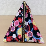 14cm  ファスナー　和柄マナーポーチ