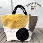 tuttifun＊大きな丸とLINEの帆布バック