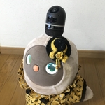 lovotヘッドアクセサリー（魔女風帽子　黒×黄）