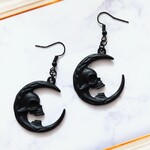 骸骨の住む黒い月  ピアス✳イヤリング