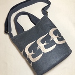 【専用】ミナペルホネン  ハンドメイド　3wayトートバッグ　go!ダークグレー