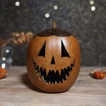 【ご予約品】シックなハロウィン　アンティーク調ジャック・オー・ランタン (大)