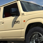 おしゃれ ジムニー jimny 車 ステッカー SUZUKI アウトドア カッティングシート カーステッカー アウトドア キャンプ camp かっこいい シール アーミー 4wd