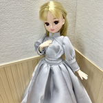 再販　セットアップドレス　シルバー