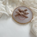 velvet ribbon -tan-