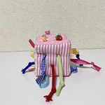 楽しい！ひっぱるBOX★鈴入り★赤ちゃんおもちゃ★布ボール