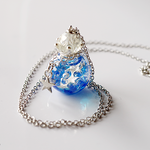再販②・星の香水瓶ペンダント・BLUE
