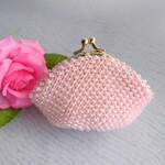 バッグの中のときめき　ビーズがま口　オトナかわいい　上品