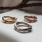 （秋の新作）Branches ring(大） sv925 、枝リング、デコボコリング、シルバーリング