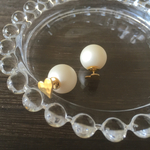 ＊送料込み＊ゴールドハートの2wayピアス