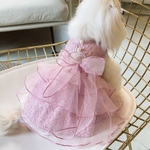 エレガントドレスワンピース　犬服　猫服　