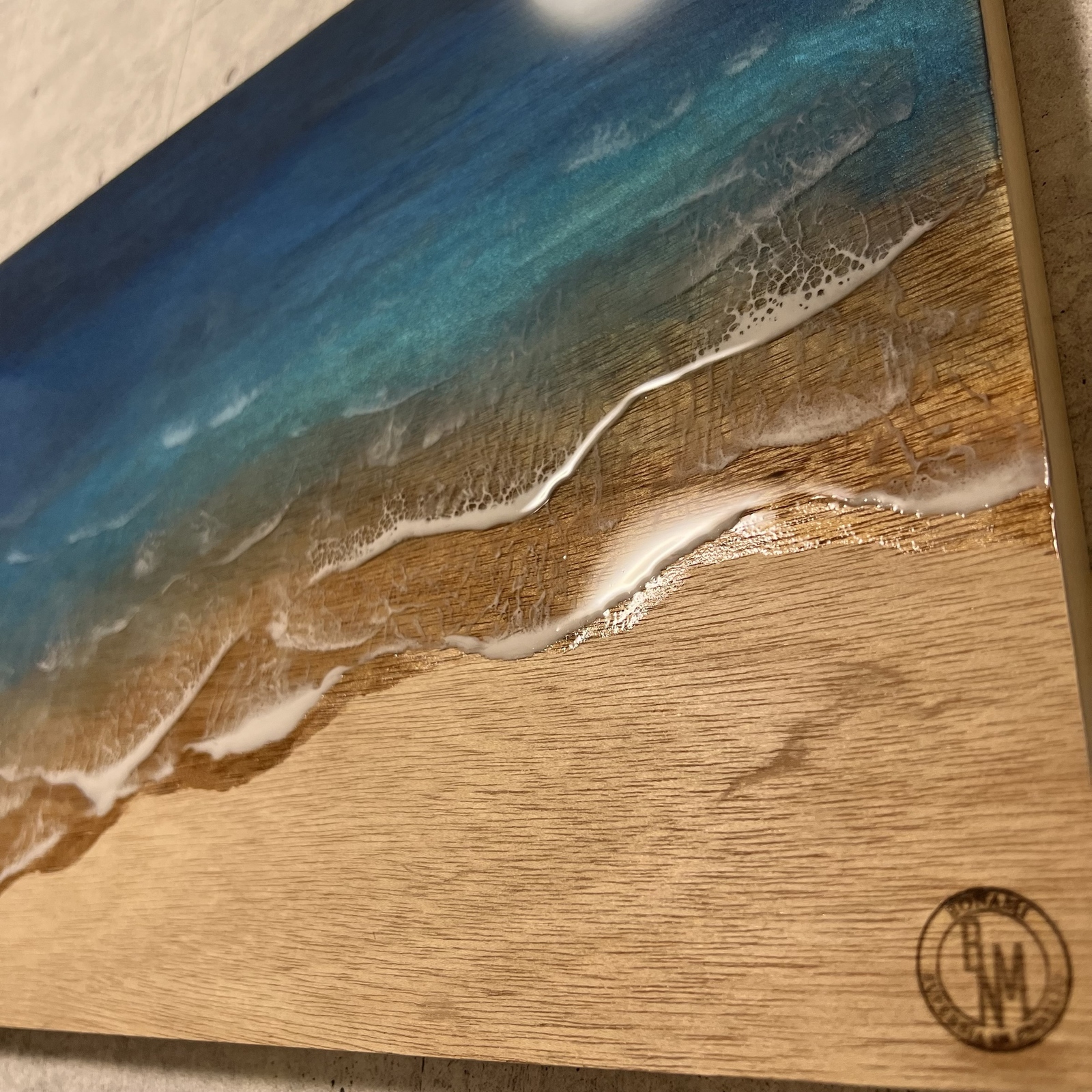 レジンアート 海アート エポキシレジンアート インテリア 壁掛け
