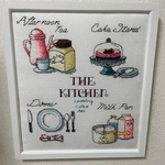 kitchen goods🍽クロスステッチ額B