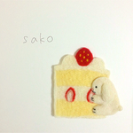 ぎゅーっとするウサギさんのコースター