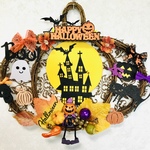 再販パンプキン型ハロウィンリース🎃👻