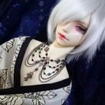 ■ 5連ネックレス Black ■ SDGr Boy～70㎝ Boyドールサイズ