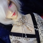 ◆オフショルダーネックレス (白銀)◆ SDGr Boy～70㎝ Boy Size