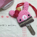 【yuda-akiko様ご注文品☆】うさぎちゃんのキーカバー☆⑤