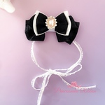 カチューム　💖ブラック&ホワイト⑥🖤🤍🎀 Piacere ribbon 🎀