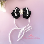 カチューム　💖ブラック&ホワイト④🖤🤍🎀 Piacere ribbon 🎀
