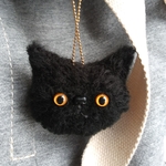 ハロウィンキーホルダー《黒猫》