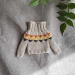 ブライスアウトフィット　三角模様のセーター　blythe