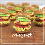 【マグネット】ブラウンバンズのアボカドバーガー