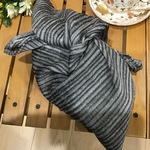 【再4】大きめ38×38❤️モノトーン結びやすい男前お 弁当 あずま袋 (blackチエック)