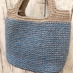 ☆SALE☆ニットトートバッグ(ブルー)
