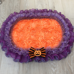 happyハロウィンカフェマット✨犬用　楕円形67×51ｾﾝﾁ程（現品限り）