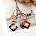 カジュアル×レオパード*大人可愛いピアス/イヤリング/樹脂ピアス/ノンホールピアス