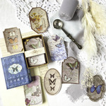 タグ型シールBOX butterfly<S218>