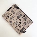 おりマチポーチ　バックキャット　モカ