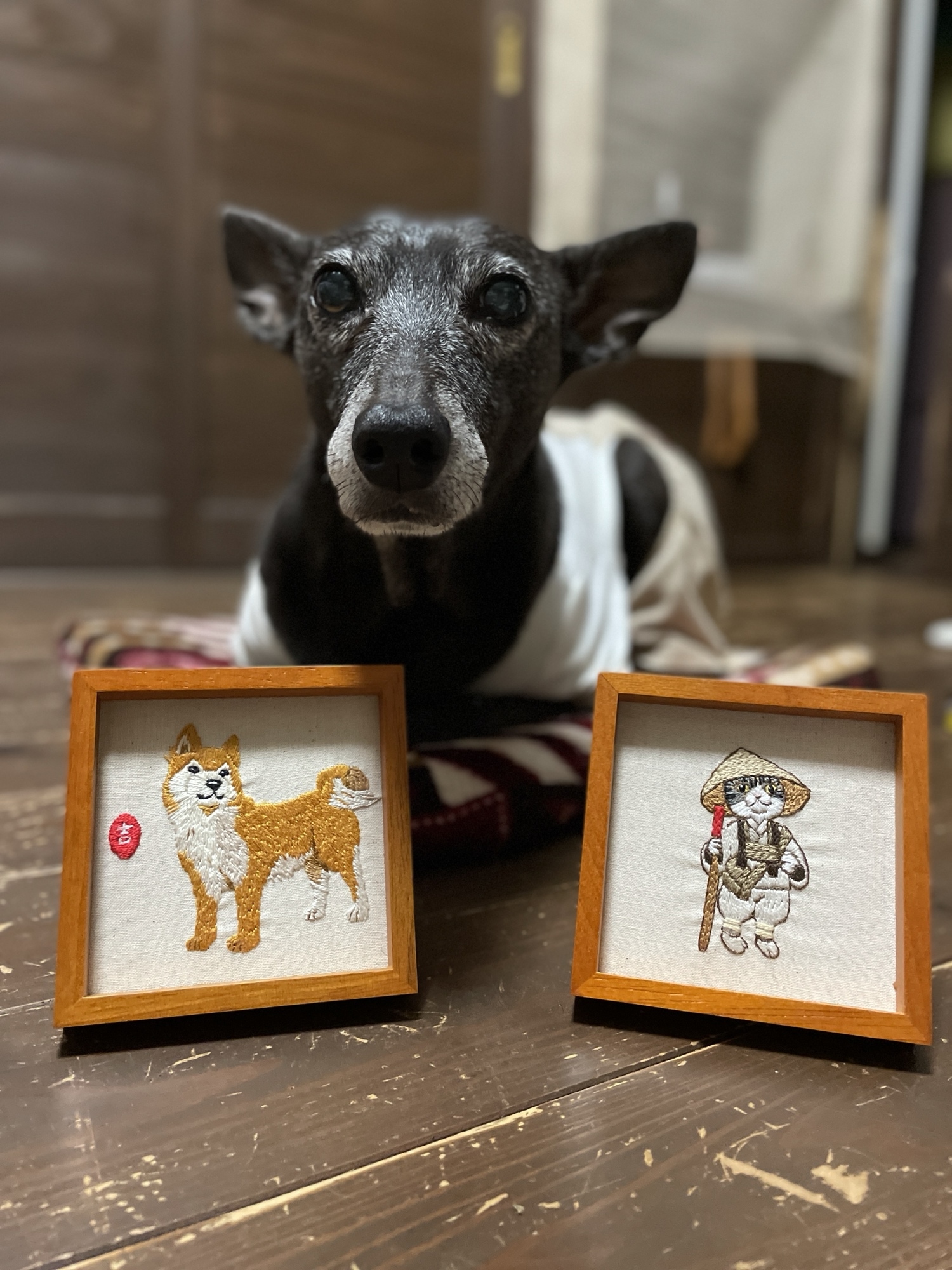 柴犬の刺繍 - pochihouse.net GALLERY | minne 国内最大級の