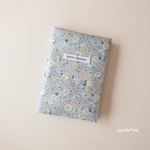 母子手帳ケース( S ) • お薬手帳 • 通帳 ケース　　　* パステルマーガレット 　col. blue