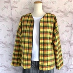 ◾︎◾︎ SALE ◾︎◾︎ノーカラージャケット◼︎着物リメイク︎◼︎