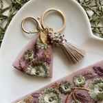 インド刺繍リボン キーホルダー