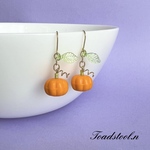 小さなカボチャ🎃ハロウィン ピアス♡イヤリング