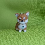 柴犬  ストラップ 羊毛フェルト
