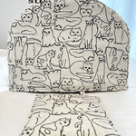 ティーコゼー　マット付き　猫その3