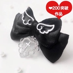 🎀再販🎀✨【№12】天使のリボンリング 　　　　　ハート 十字架 クロス 可愛い リボン 指輪 羽 地雷 病みかわ 量産型 地雷 ロリータ ゴスロリ