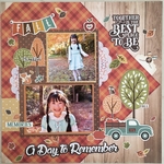 スクラップブッキング  12インチ　完成品 TOGETHER  IS THE BEST PLACE TO BE 〜 a Day to remember 〜