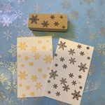  ✴～✨雪＊結晶ベース③❄小✨～✴スタンプ＊はんこ