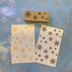 ✴～✨雪＊結晶ベース②❄️小✨～✴スタンプ＊はんこ