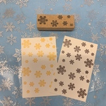  ✴～✨雪＊結晶ベース①❄小✨～✴スタンプ＊はんこ