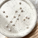 淡水パールチェーンピアス,イヤリング
