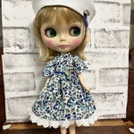 ブライスアウトフィット　スタンドカラーワンピース+ベレー帽