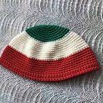 浅型１４cm《イタリア🇮🇹》コットン・イスラム帽子