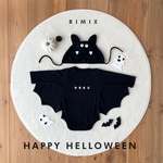 ハロウィン　名入れ　コウモリロンパース　🎃