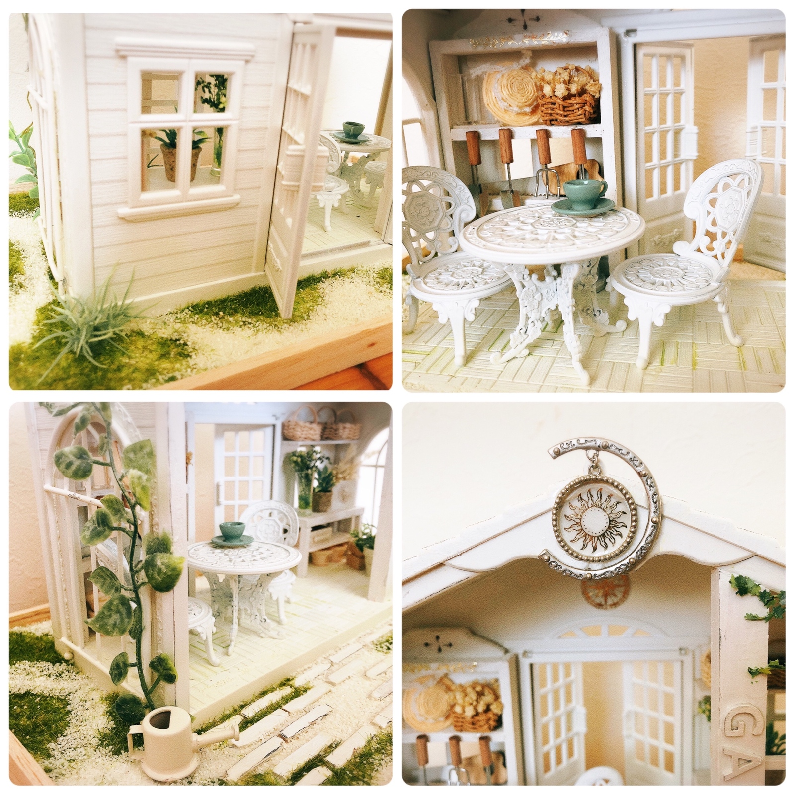 【ご予約品】虹とお花の背景ボード　ミニチュア　ドールハウス ご予約品】虹とお花の背景ボード ミニチュア ドールハウス
